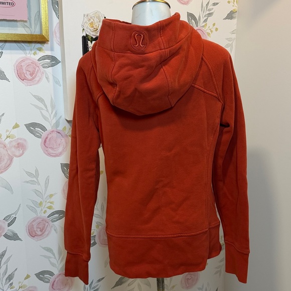 lululemon Scuba Fleece Cotton Jacket Zip up- Rusty Orange - Picture 4 of 7
